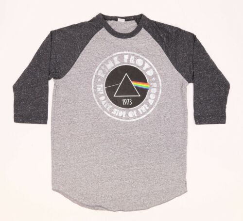 Men's PINK FLOYD THE DARK SIDE OF THE MOON T-Shirt 3/4 Sleeve Size: Small.