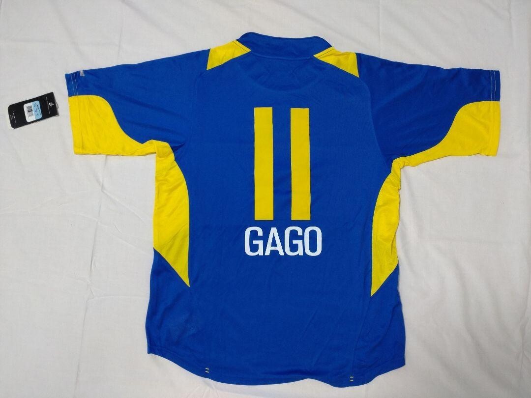 NIKE/ナイキ/ボガジュニアーズ/ゲームシャツ MINT GAGO 11 M BOCA Juniors 2005 Home Vintage jersey shirt