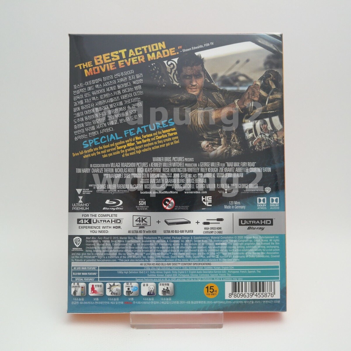 Mad Max: Fury Road - 4K UHD + BLU-RAY Full Slip Case Limited