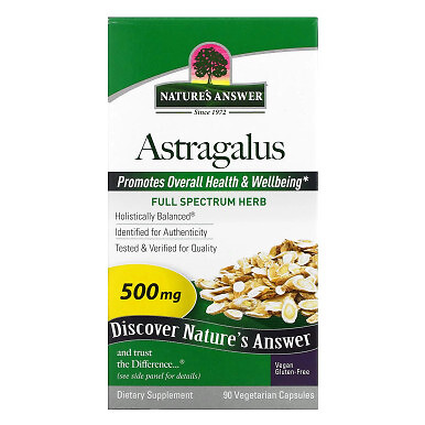 Nature's Answer, Astragalus, 500 mg, 90 vegetarische Kapseln