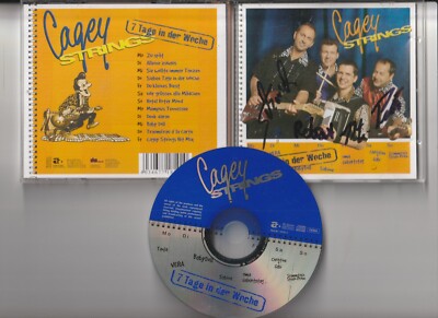 CD 7 Tage in der Woche von Cagey Strings - signiert mit Autogrammen !