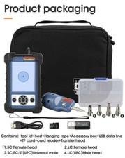 Handheld 400X Fiber Optic Inspection Microscope 3.5 inch Video Fiber Inspector