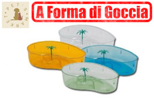 THASOS Tartarughiera Vaschetta Acquario Terrario per Tartarughe 31.5x21.5x8cm