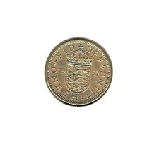 1957 GREAT BRITAIN Coin 1 SHILLING - UK - GB