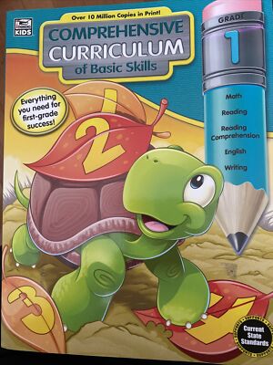 Updated-Comprehensive Curriculum of Basic Skills 1st Grade Workbooks All Subject