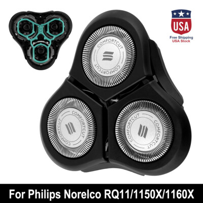 2X RQ11 Replacement Shaver Head for Philips Norelco RQ1150 RQ1180 RQ1190 Shavers