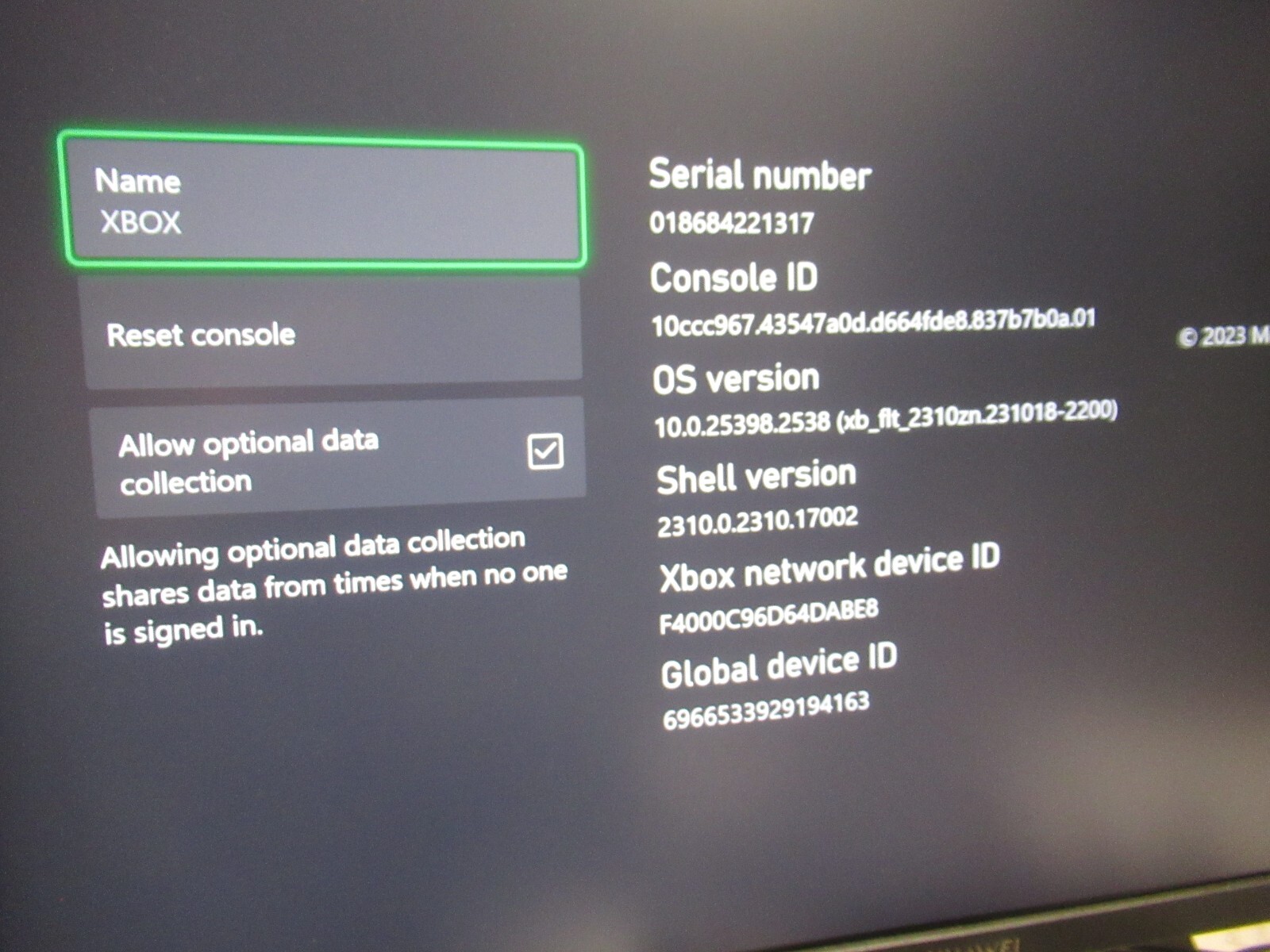 LIQUID DAMAGED Microsoft XBOX SERIES X CONSOLE 1882 PARTS ONLY