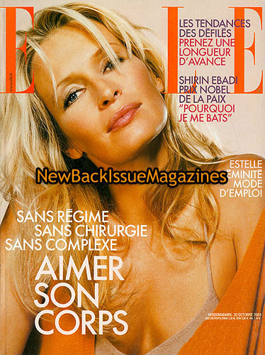 ELLE 2003年10月号 DIVA SPECIAL ELLE 2003年10月号 DIVA SPECIAL French Elle 10/03,Estelle LeFebure