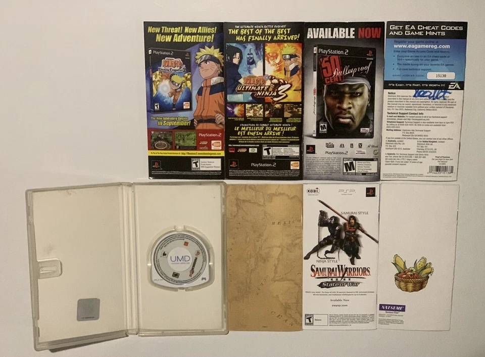 Lote 10 PSP NTSC: Def Jam NY + 50 Cent + Harvest Moon + FF VII + Naruto Heroes... + Foto 4 de 4