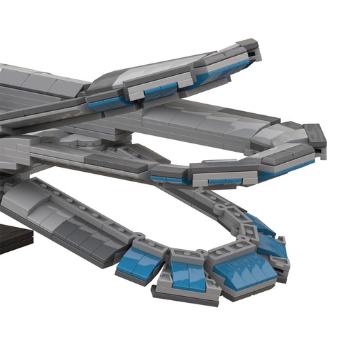 MOC: Orville Mid-level Exploratory-class Ship with Stand 757 Piece Good Quality - Picture 6 of 11