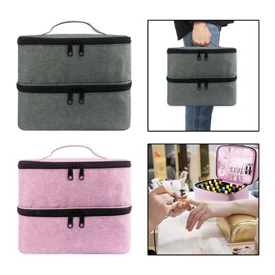 Nagellack Aufbewahrungstasche 30 Gitter Nylon Organizer für Parfüm Maniküre Sets
