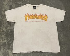 Men s Skateboarding Thrasher Magazine Distressed T-Shirt Medium