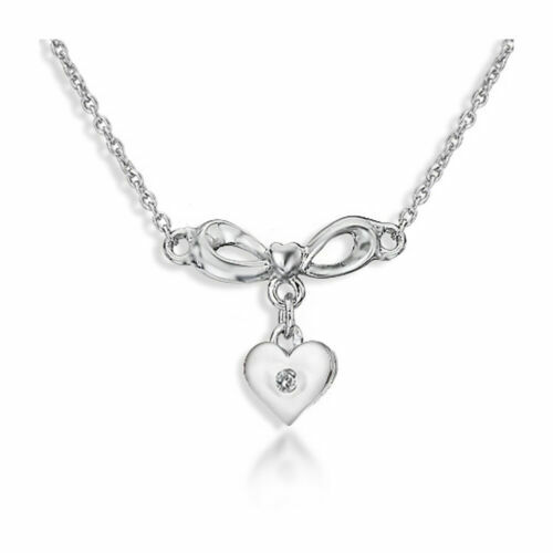 Pendentif Cœur Lienor En Plaqué Or 18K Avec Zirconium Cubique (CZ) - Neuf Avec étiquettes - Bijou Femme