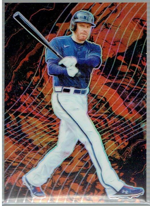 FREDDIE FREEMAN - RARE LAVA FLOW - 2021 Panini Prizm Lava Flow #4