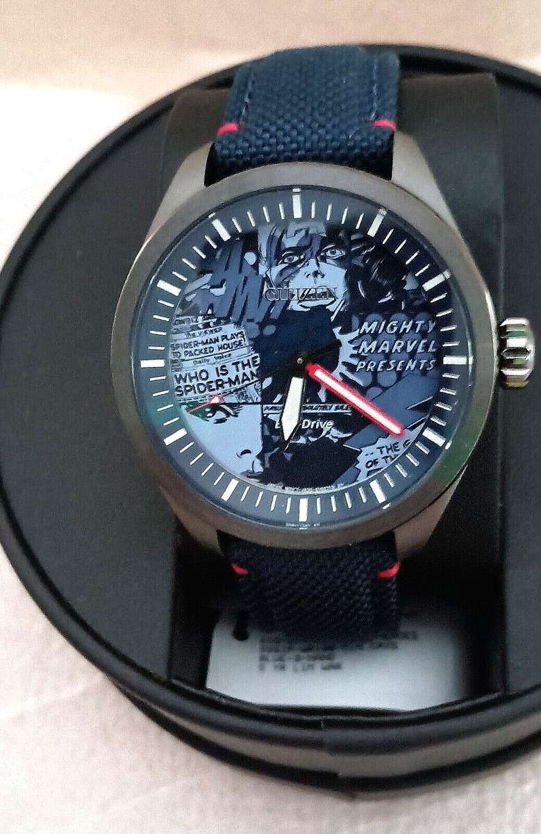 Citizen Eco-Drive AW2037-04W Marvel Presents Spider-Man Dial Watch