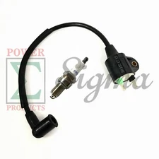 Ignition Coil Spark Plug For PowerPro Craft 2HP 63CC 700 900 Watt Gas Generator