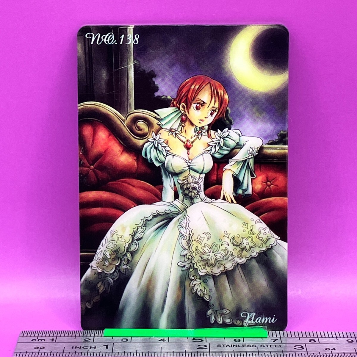 Nami 138 One Piece King of Pirates Gummy Card 2003 BANDAI TCG