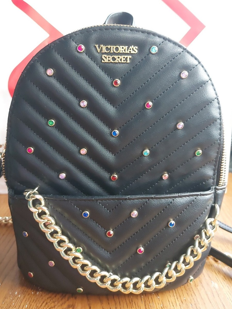 Victoria’s Secret Black City Gem Studded Backpack NWT NWT Victoria main image 3