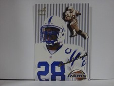 1999 Aurora Pinstripes St. Louis Rams Football Card #119 Marshall Faulk