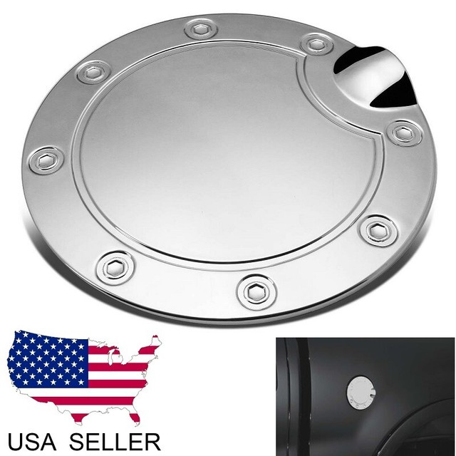 For Ford F150 2004 05 2006 2007 2008 Chrome STEEL Gas Door Cover METAL