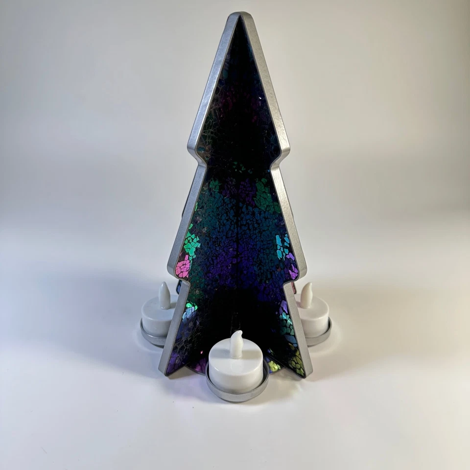 PartyLite Mystic Glimmer 3-Tealight Tree 9" Foto 2 de 4