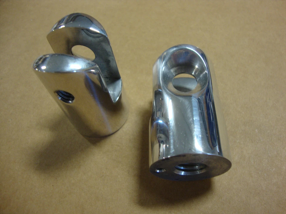 БОЛЬШОЙ СОБАКИ МОТОЦИКЛОВ OEM ПАССАЖИРСКИЙ КОЛЫШЕК CLEVIS НАБОР 1999-2003 МОДЕЛИ CHOPPER ХАСКИ - Изображение 2 из 2