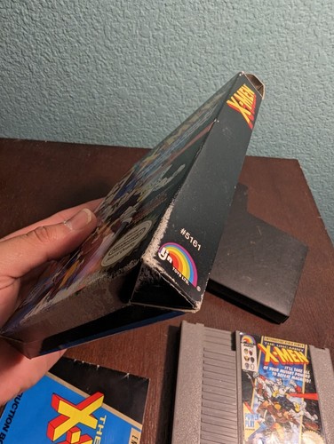 The Uncanny X-Men (Nintendo,1989) Complete Box, Game, Manual  - Picture 12 of 14