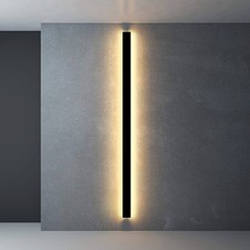 60cm LED Wall Light Sconce Indoor Lamp Exterior Lights Long Strip Modern UK