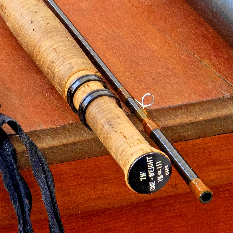 Orvis Superfine “One Weight” Fly Fishing Rod. 7’ 6” 1wt. W/ Tube & Sock and line - Image 3 of 4