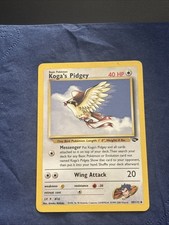 Kogas Pidgey 49/132 Uncommon WOTC TCG Gym Challenge Pokemon Card SEE DESCRIPTION