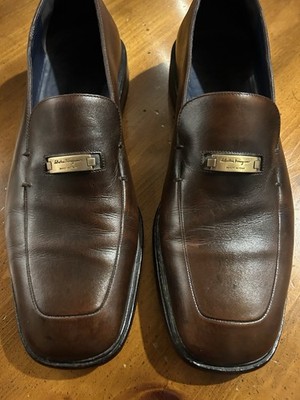 Salvatore Ferragamo Walnut Brown Leather Slip-On Loafers luxury-men-salvatore-ferragamo  main image 2