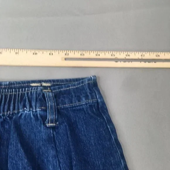 Blassport Skirt Women 10P Blue Denim Button Front Long Casual Classic - Image 3 of 4