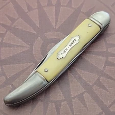 COLONIAL FISHING Knife USA Fish Scaler Synthetic Handle Carbon Steel Blades