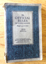 The Official Rules of Card Games Hoyle 28th Edition 1924 U.S. Playing Card Co.