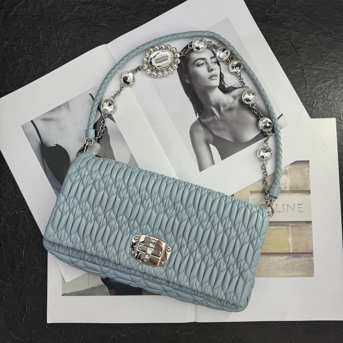 Miu Miu Silver Bags & Handbags for Women for sale | eBay