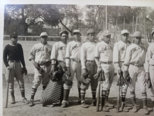 ANT MEXICAN BASE BALL SAN LUIS P. "SMELTERS " TEAM 4 1/2X 3 REAL PHOTO POSTCARD - Picture 2 of 5