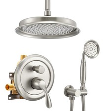 Rain Shower System Complete Antique Shower Faucet Sets, Shower Fixtures Combo...
