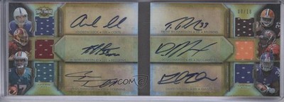2012 Topps Triple Threads Gold 8/18 Andrew Luck Robert Griffin III Auto 1m8