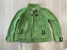Maggie  Zoe Green Sweater Poncho Cape Green St Patrick  s Day Irish Size 5-6