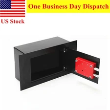 Wall Safe Home Security Steel Safe Cash Jewelry Hidden Case W/ Bolts 2 Keys