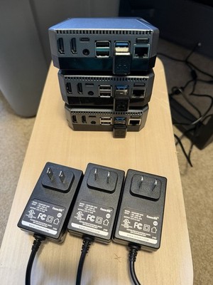 Raspberry Pi 4 Model B 8GB   Argon ONE M.2 Case - Power Adapter - 256gb micro SD