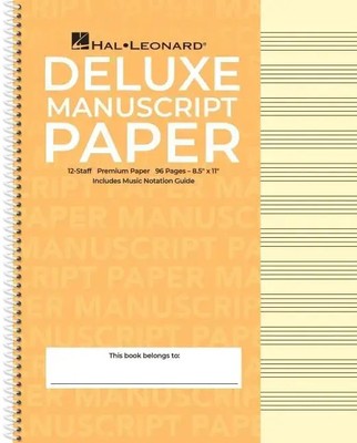 Deluxe Wirebound Super Premium Manuscript Paper (Go*d Cover) | Englisch | Buch