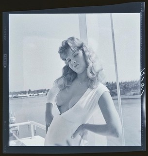 Bunny Yeager Estate Vintage Original Negative of Cynthia Williams w/ Copyright