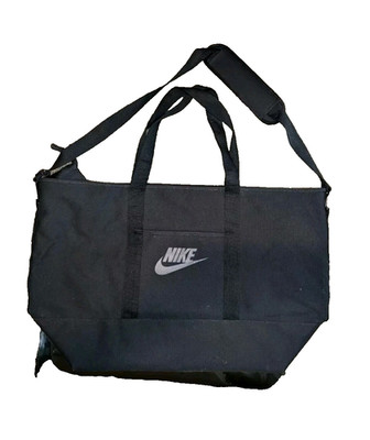 Nike Utility Sportswear Duffel Tote Gym Travel Beach Bag Black