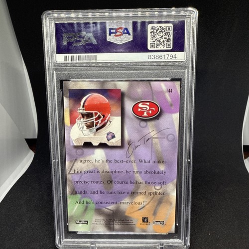1995 Skybox Premium Style Points #144 JERRY RICE/ERIC TURNER PSA 10 49ers GEM MT - Picture 2 of 2