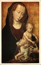 Madonna and Child San Marino California vintage art postcard h624