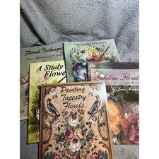 David Jansen Art Decorative Painting Book DVD 5 Floral Instruction Guides Signed