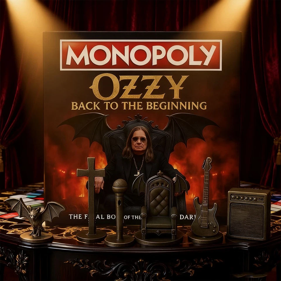 Monopoly OZZY Back To The Beginning Edition Board Game Party Party Card Games - Image 4 of 4
