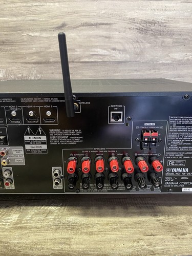 Yamaha RX-V679 7.2 Bundle Network AV Receiver w/Remote, 2 Antennas EUC - Picture 11 of 15