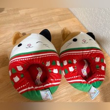 Squishmallows Cat Plush Slippers